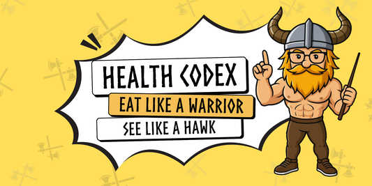 EAT LIKE A WARRIOR, SEE LIKE A HAWK