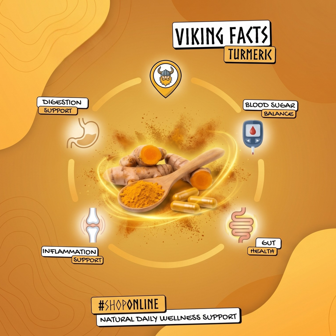 Turmeric is one of the most popular natural ingredients used in daily wellness support.