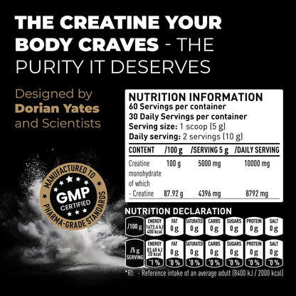 DY Nutrition Creatine Monohydrate
