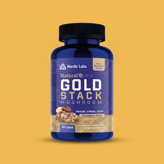 Nordic Labs GOLD Stack MUSHROOM, 90caps.