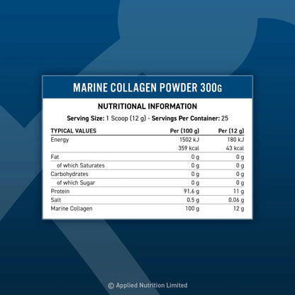 Applied Nutrition Marine Collagen Powder, 300g.