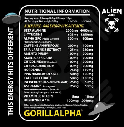 Alien Juice Pre Workout