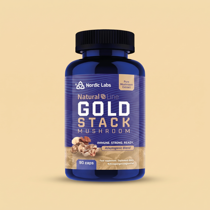 Nordic Labs GOLD Stack MUSHROOM, 90caps.