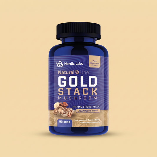 Nordic Labs GOLD Stack MUSHROOM, 90caps.
