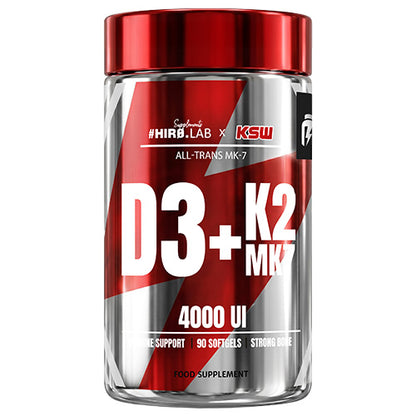 HIRO.LAB x KSW Vitamin D3 4000IU + K2 MK-7 – 90 softgels