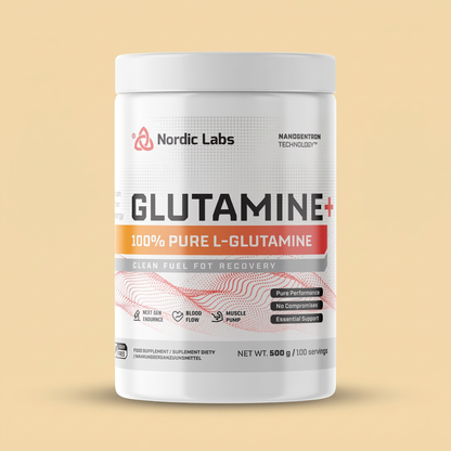 Nordic Labs Glutamine+, 500g.
