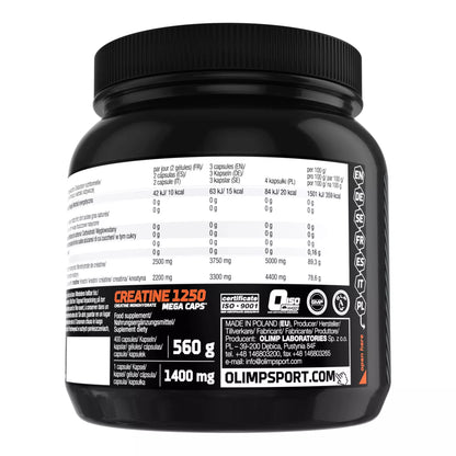 Creatine 1250 Mega Caps®