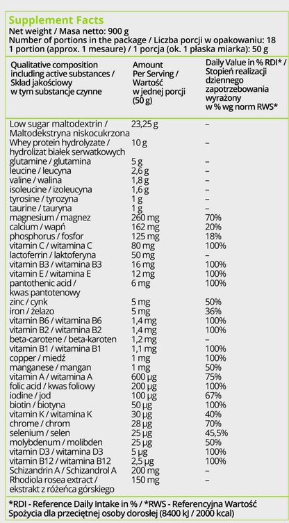 IHS IRON RECOVER 900g